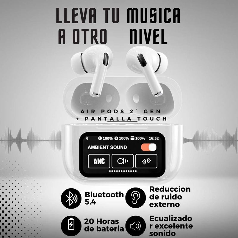 AUDIFONOS CON PANTALLA V20